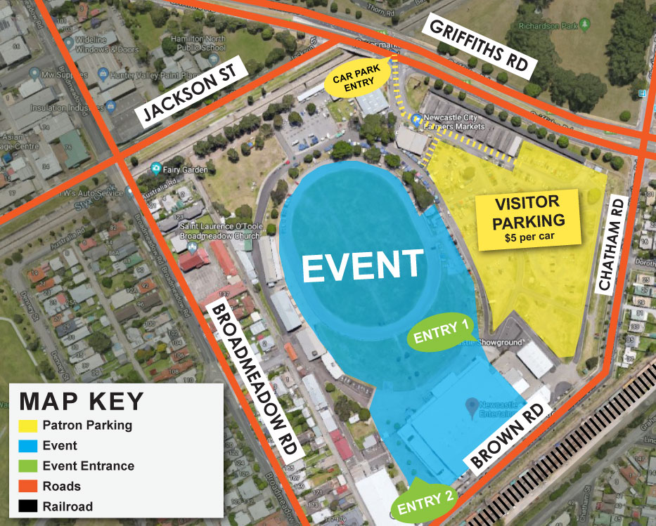 NOAE19 Visitor Parking Map 